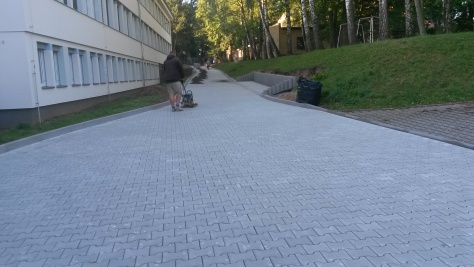 Rekonstrukce příjezdové cesty Gymnázium Svitavy