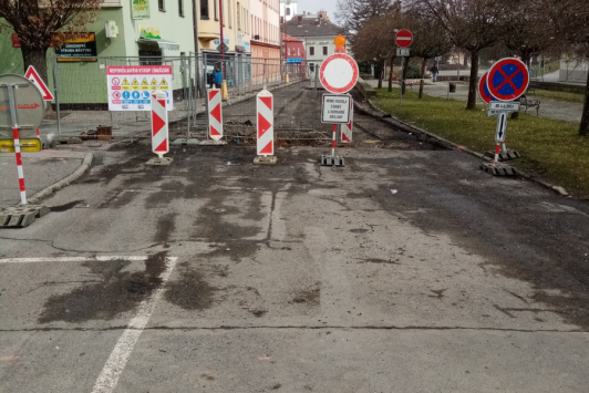 Rekonstrukce vodovodu, dešťové a splaškové kanalizace v části ul. T. G. Masaryka, Svitavy