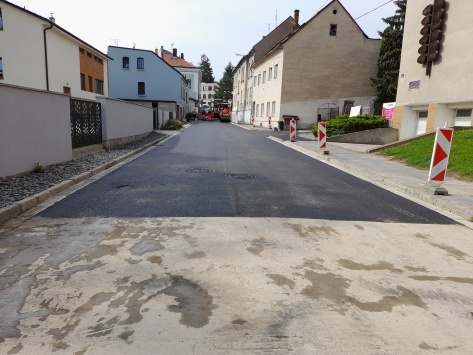 Rekonstrukce vodovodu, dešťové a splaškové kanalizace v části ul Tyrše a Fugnera, Svitavy