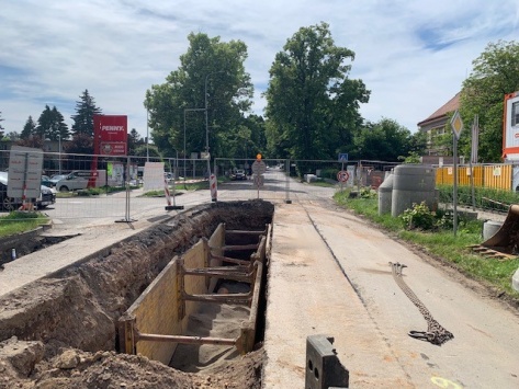 Rekonstrukce kanalizace a kom. Ul. Svitavská, Moravská Třebová
